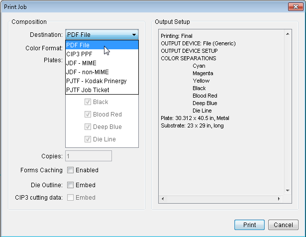 Pandora training > Objective 5—Save and output the job as a PDF file > PDF_output.png