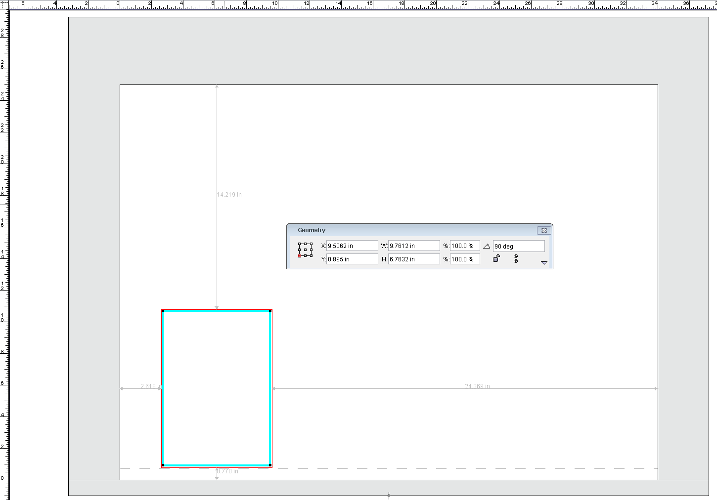 Pandora training > Objectif 3 – Créer une mini-maquette et positionner une instance sur le substrat > ResultOfGapLineEdit.png