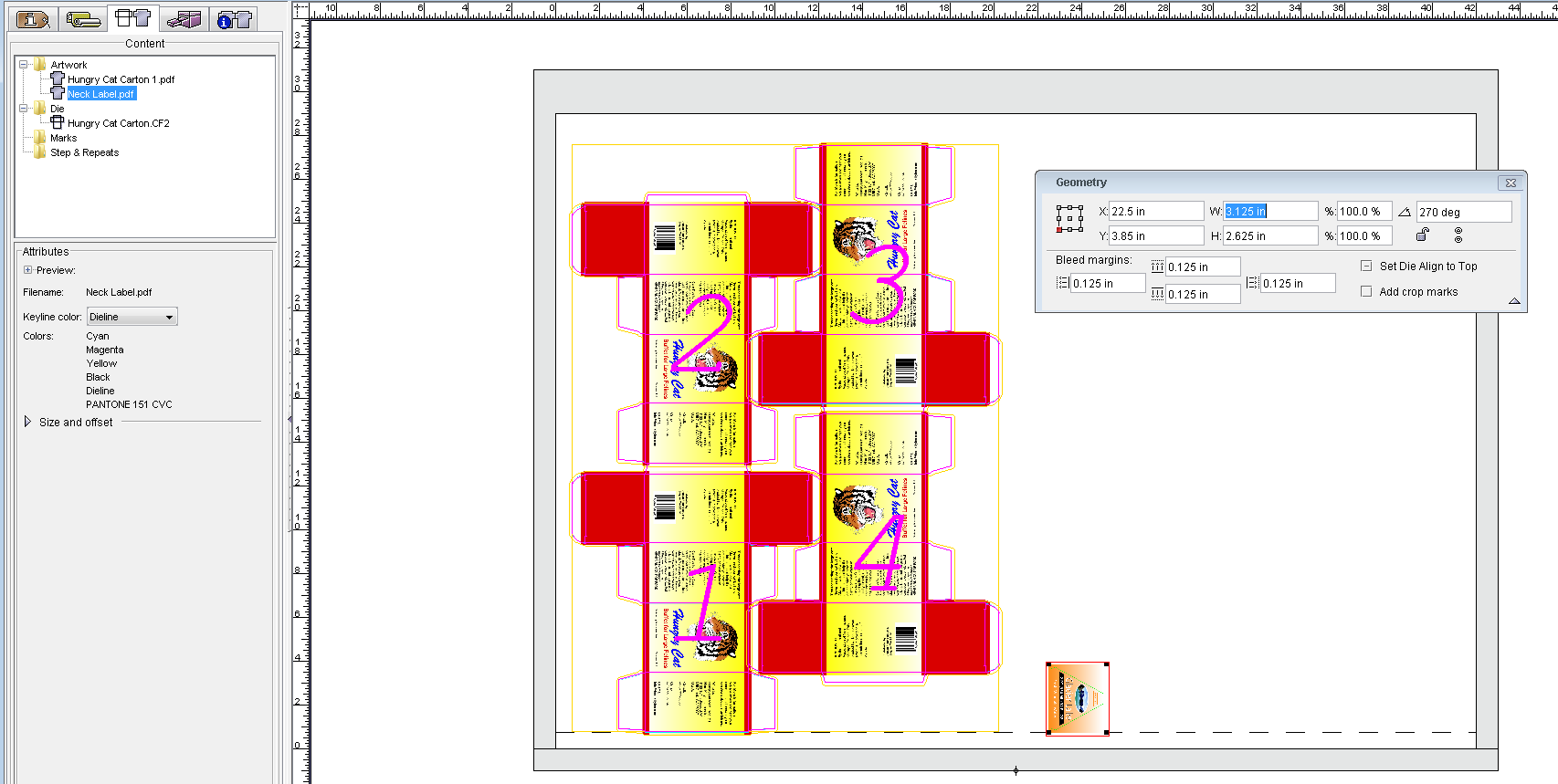 Pandora training > Objective 4—Add and position the independent PDF artwork > ResultOfGeometryPaletteEdits.png