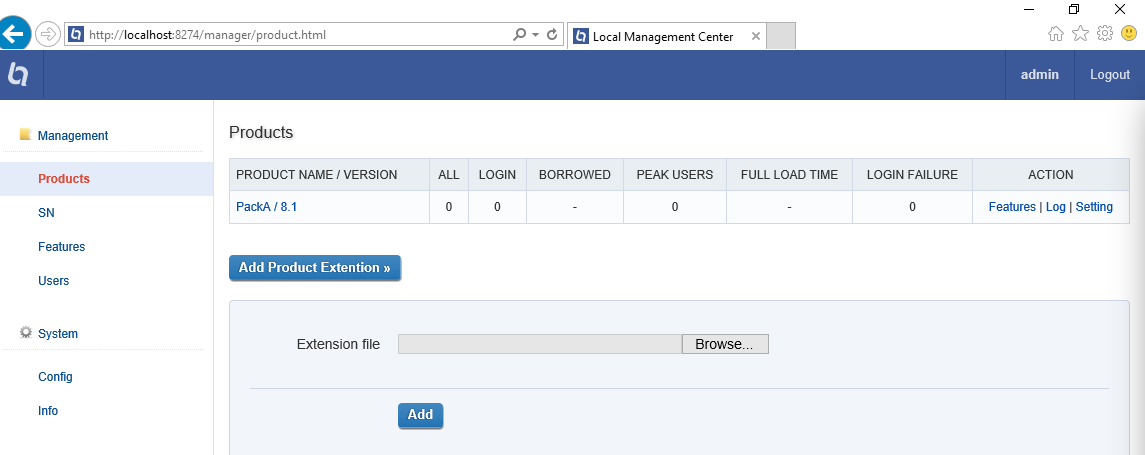 Prinergy Tools 2.0 > Local Service licensing > LocalService_AddProductExtension.png