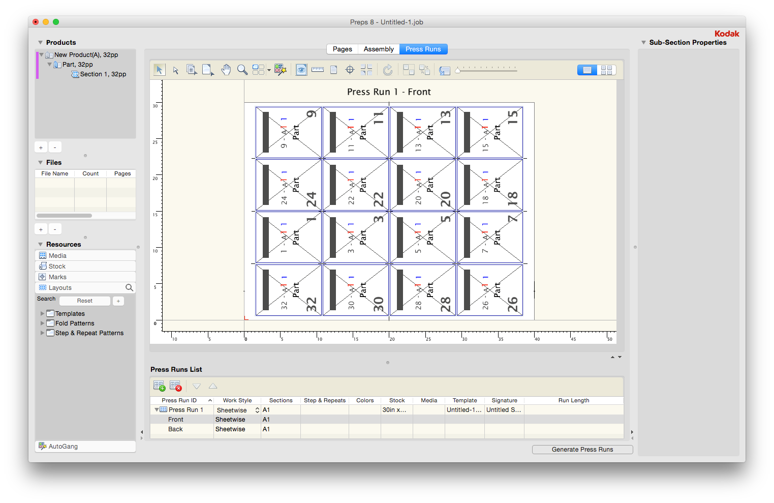 Preps 9.0 > Creating a sub-section (ribbon) press with a Custom Fold Pattern > Ribbons.png
