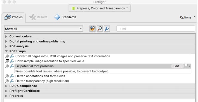 Pandora 10.0 > Changing the font of a label mark created in Adobe Illustrator CS or CC > Preflight1.jpg