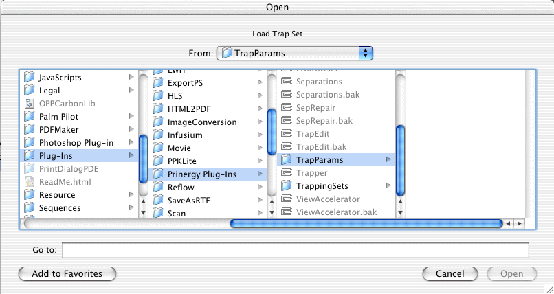 Prinergy Client Guides 11.0 > Loading a saved trap set > TrapSetLoad.gif